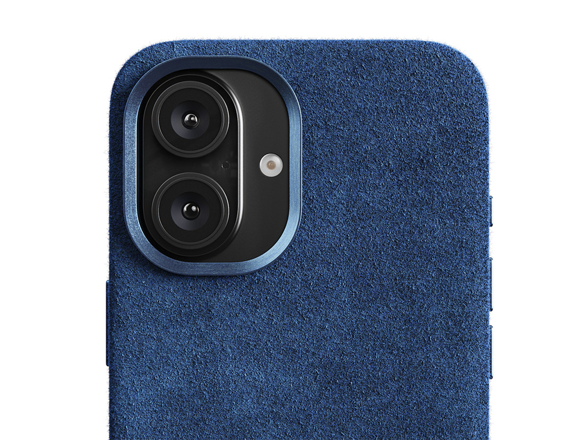 Alcanside Alcantara iPhone 17 hoesje MagSafe Case - Ocean Blue