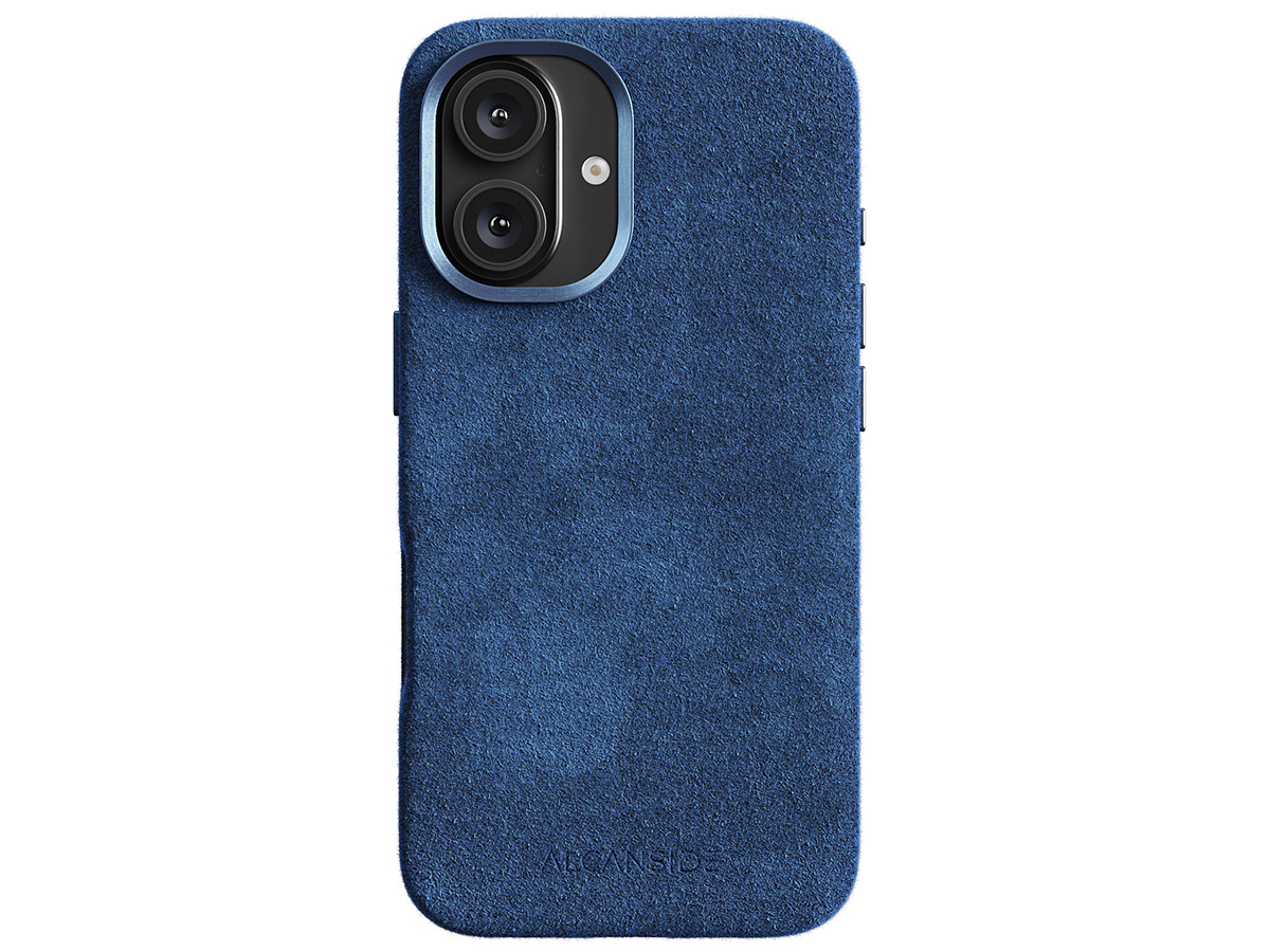 Alcanside Alcantara iPhone 17 hoesje MagSafe Case - Ocean Blue