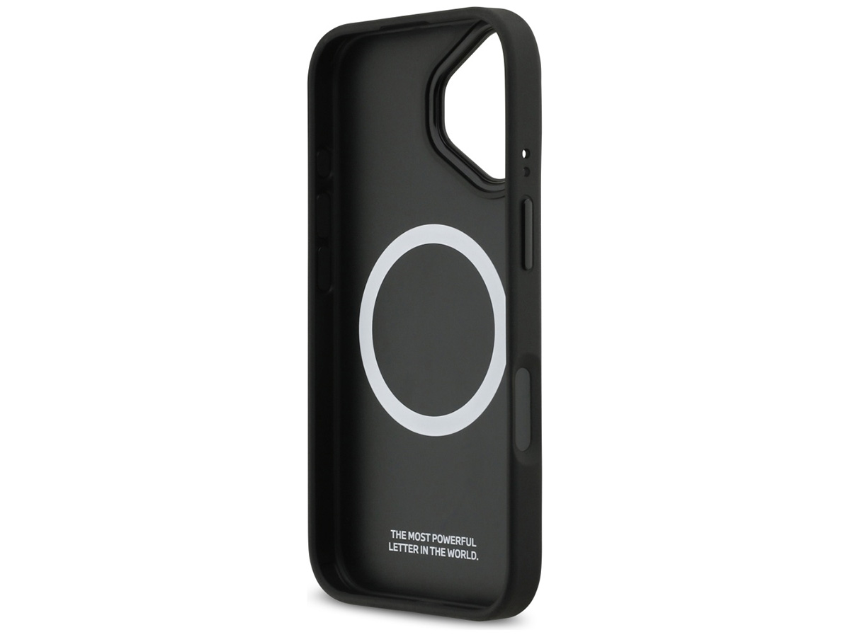 BMW M iPhone 17 hoesje - Perforated PU Case met MagSafe Blauw