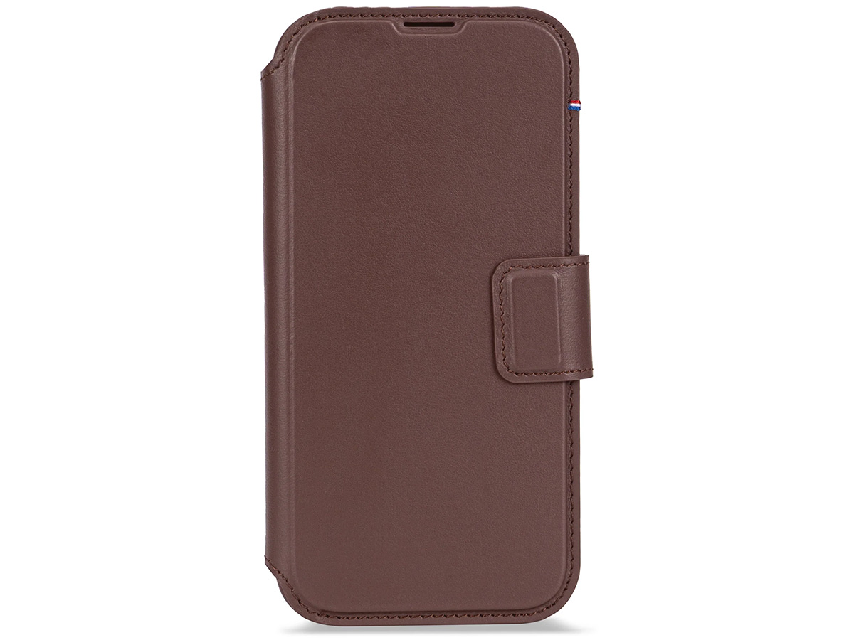 Decoded Leather Detachable Wallet Case Bruin - iPhone 17 hoesje