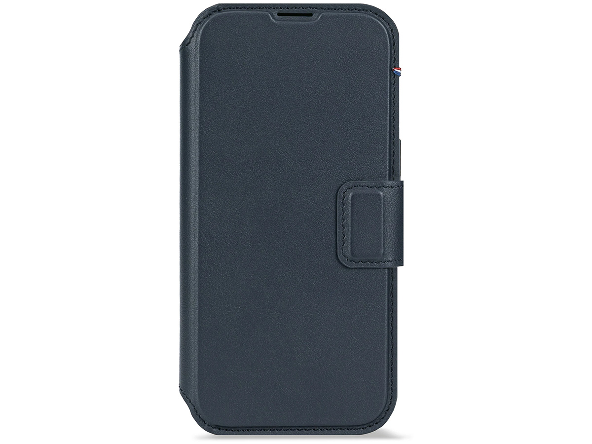 Decoded Leather Detachable Wallet Case Blauw - iPhone 17 hoesje