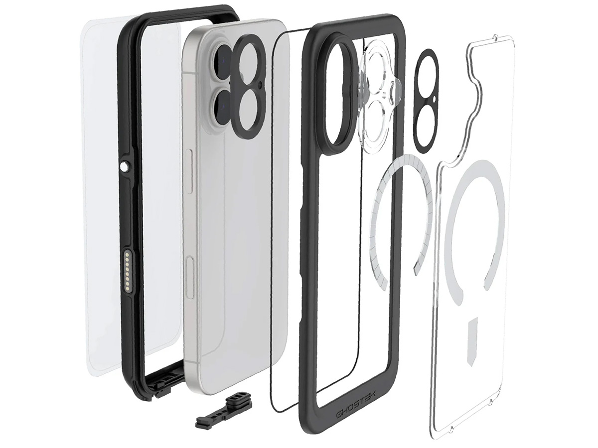 Ghostek Waterdicht iPhone 17 hoesje Nautical Slim Clear IP68