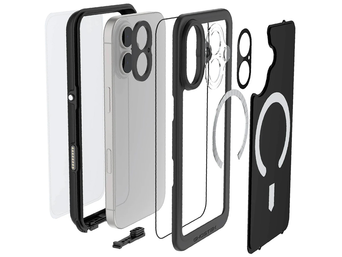 Ghostek Waterdicht iPhone 17 hoesje Nautical Slim Zwart IP68