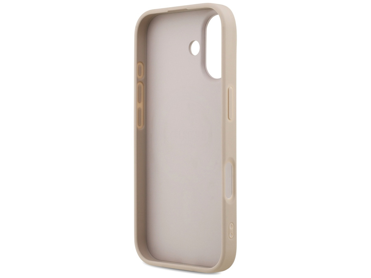 Guess Monogram iPhone 17 hoesje - MagSafe Case Roze