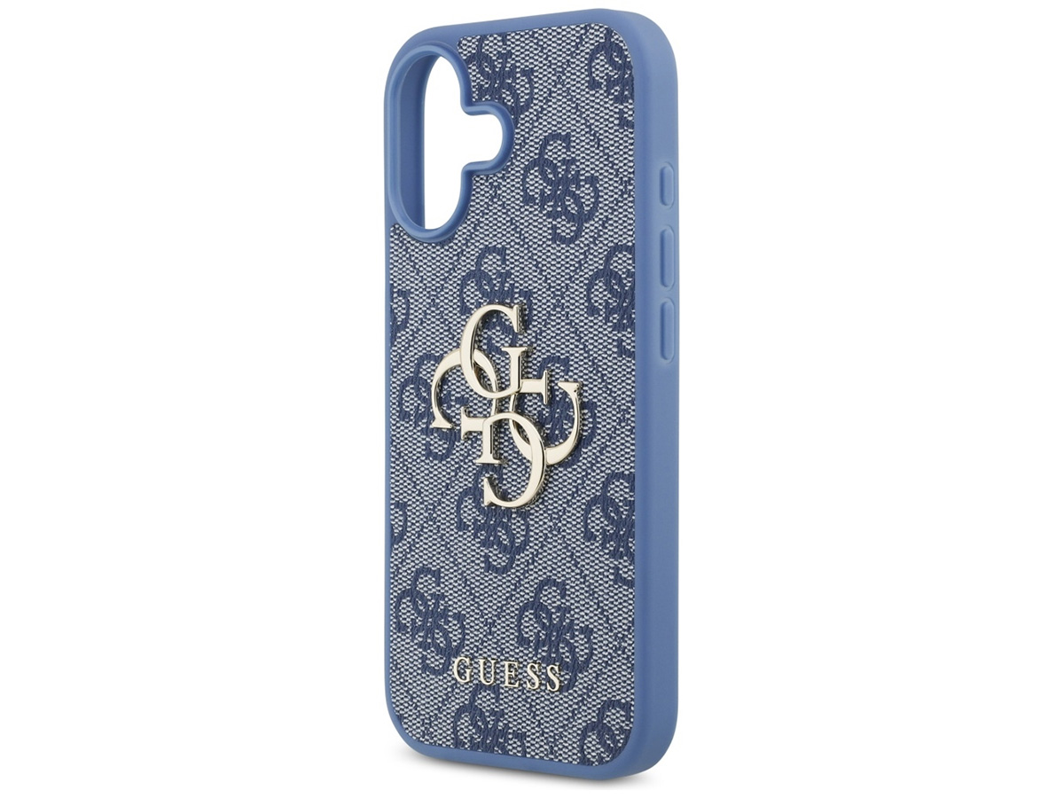 Guess Big 4G Monogram MagSafe Case Blauw - iPhone 17 hoesje