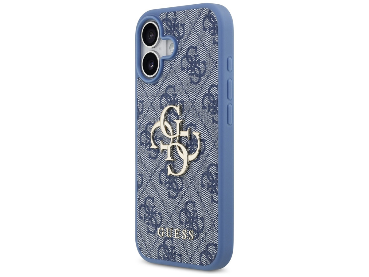 Guess Big 4G Monogram MagSafe Case Blauw - iPhone 17 hoesje