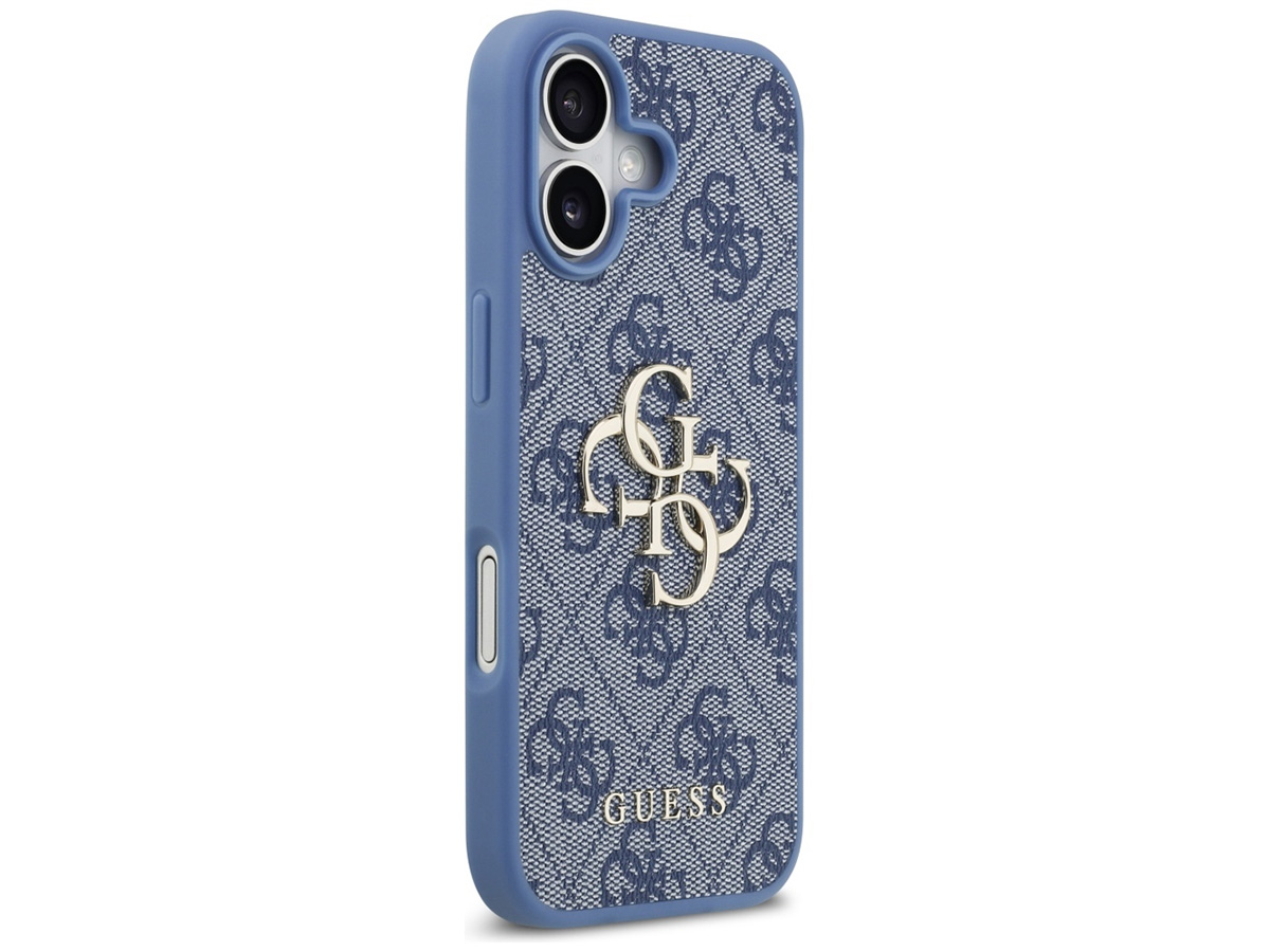 Guess Big 4G Monogram MagSafe Case Blauw - iPhone 17 hoesje