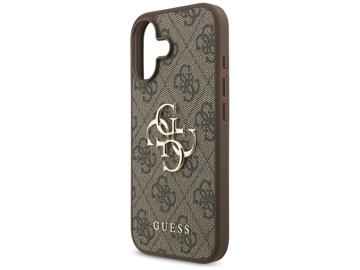 Guess Big 4G Monogram MagSafe Case Bruin - iPhone 17 hoesje
