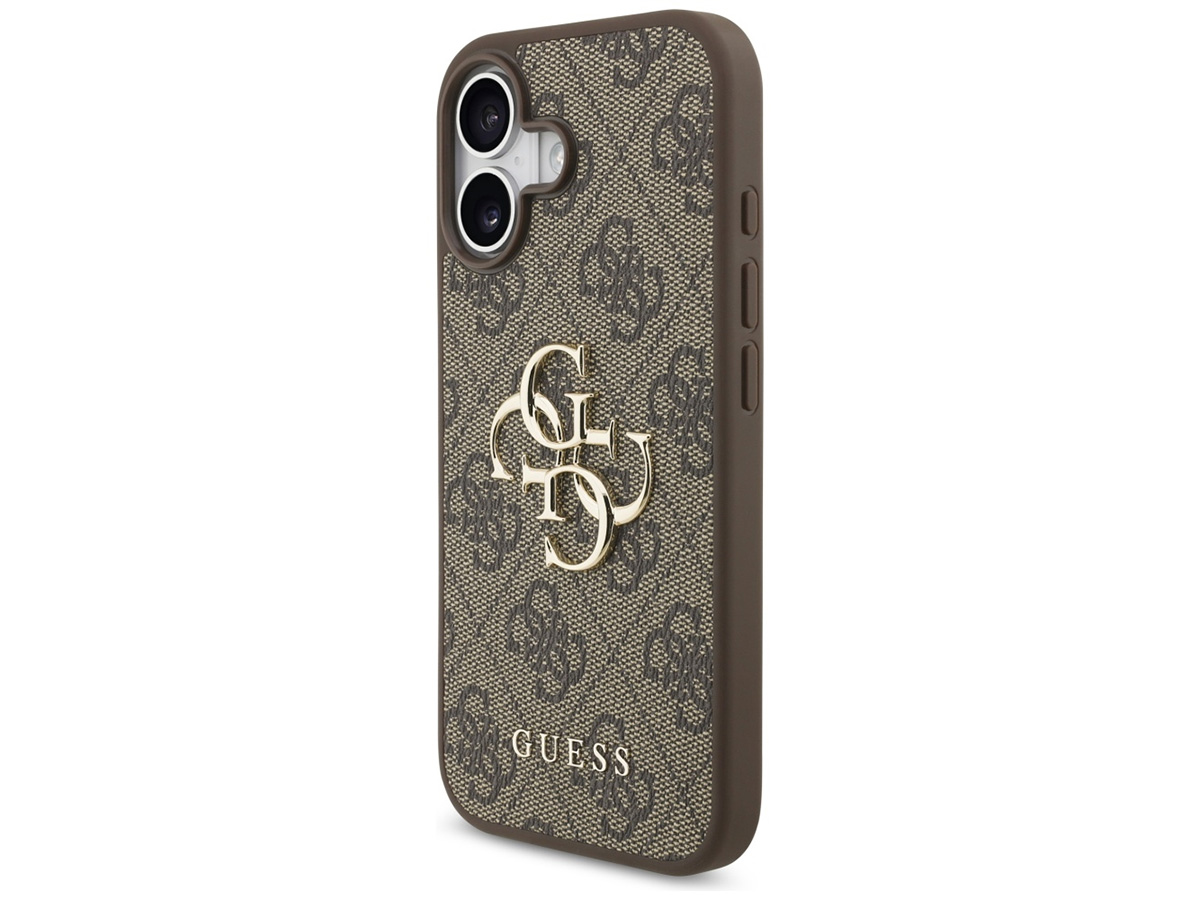 Guess Big 4G Monogram MagSafe Case Bruin - iPhone 17 hoesje