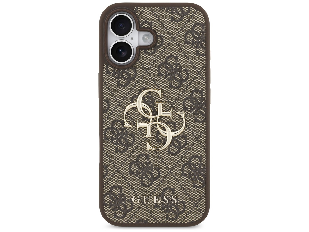 Guess Big 4G Monogram MagSafe Case Bruin - iPhone 17 hoesje
