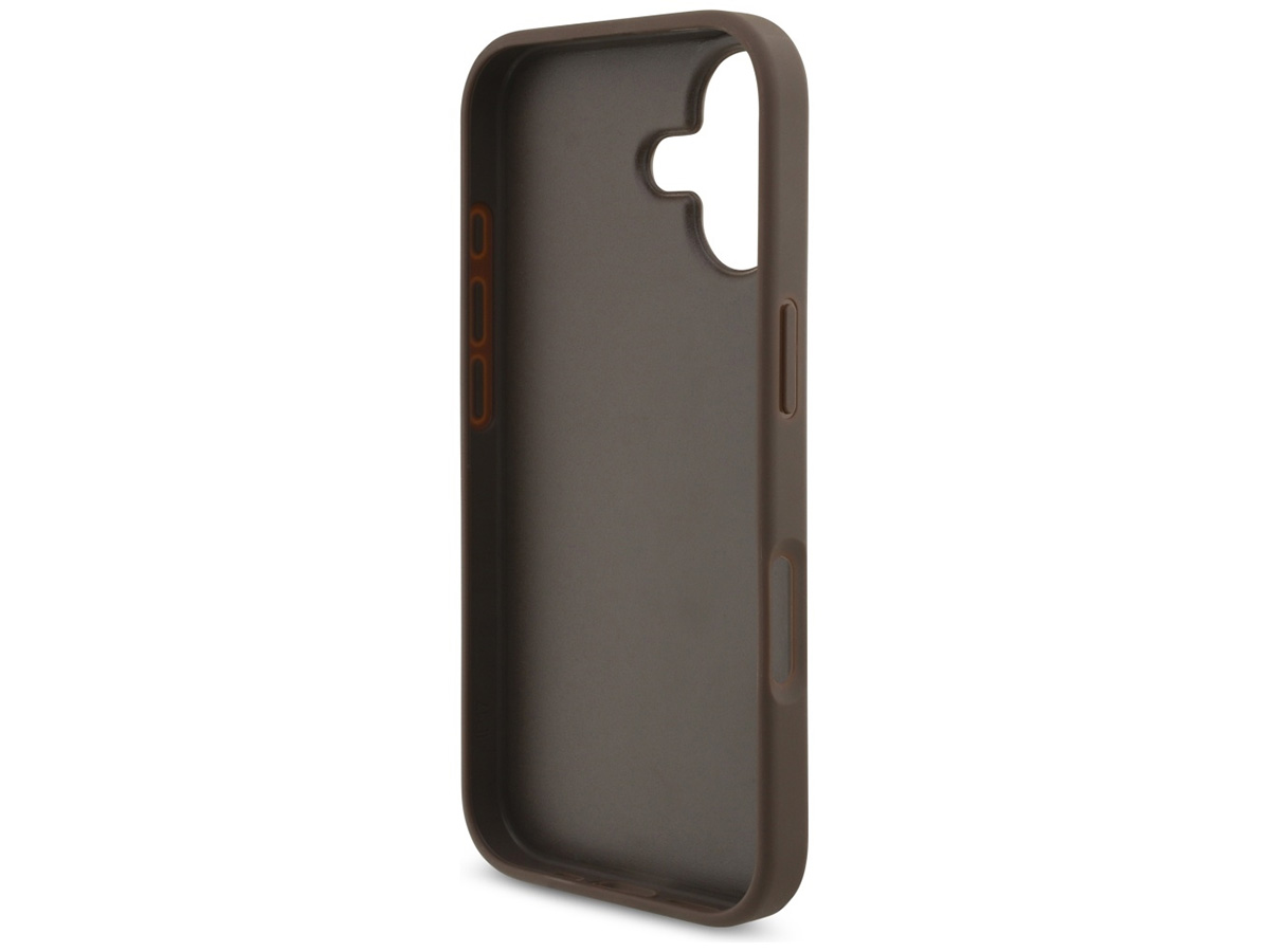 Guess Big 4G Monogram MagSafe Case Bruin - iPhone 17 hoesje