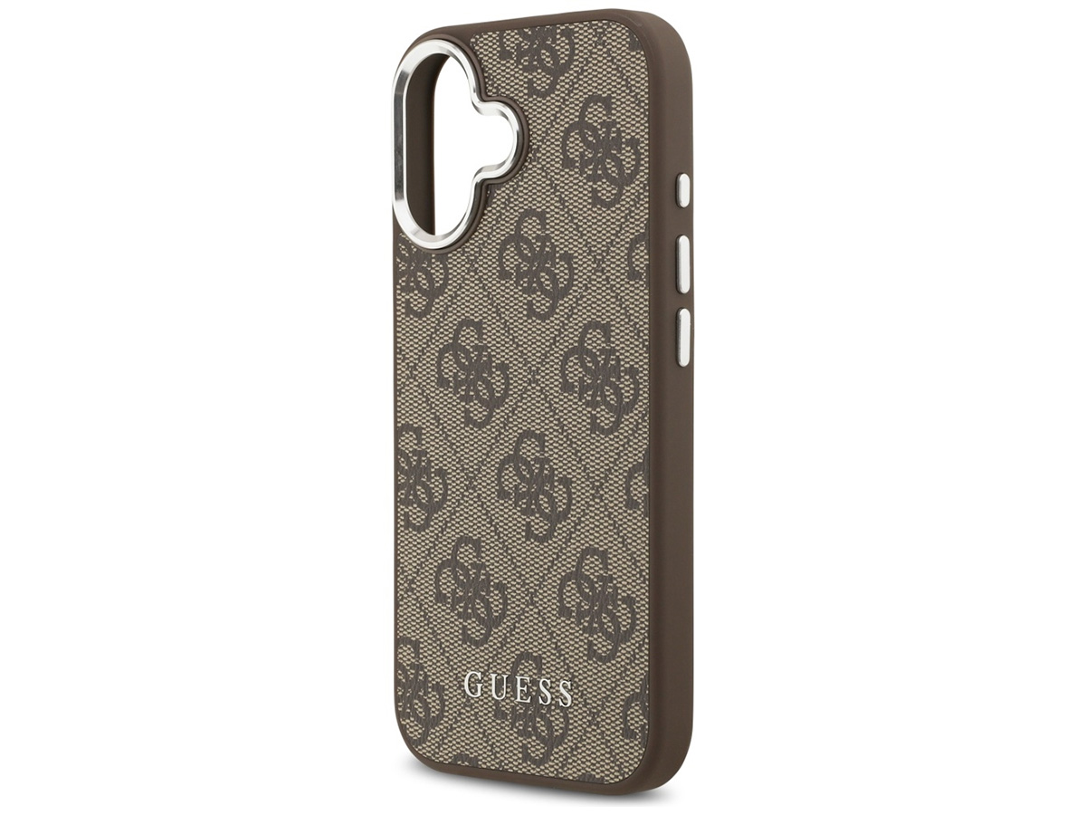 Guess Classic Monogram MagSafe Case Bruin - iPhone 17 hoesje