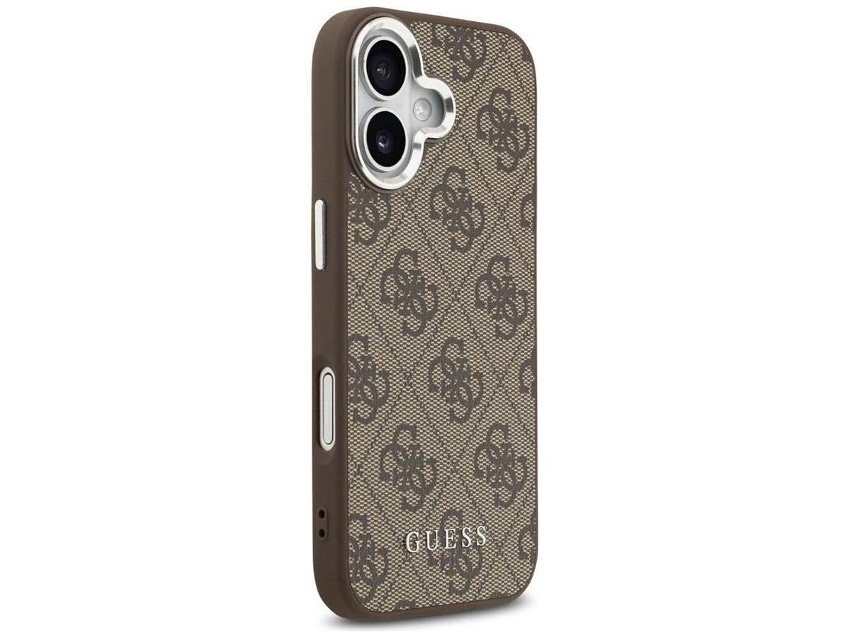 Guess Classic Monogram MagSafe Case Bruin - iPhone 17 hoesje