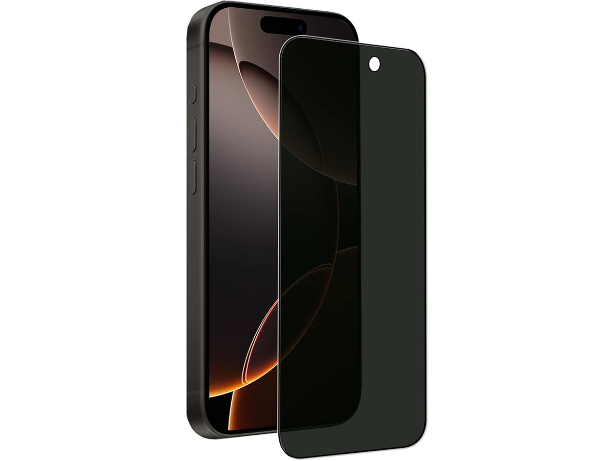 iPhone 17 Privacy Screenprotector Glas Edge to Edge Full Cover
