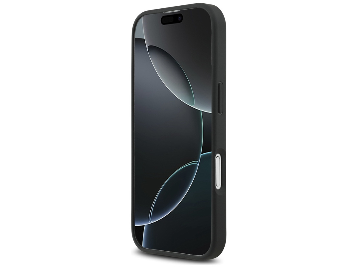 Mercedes-Benz iPhone 17 hoesje - Leaves Leather Case MagSafe Zwart