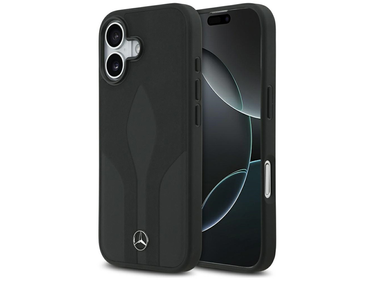 Mercedes-Benz iPhone 17 hoesje - The Move Leather Case met MagSafe