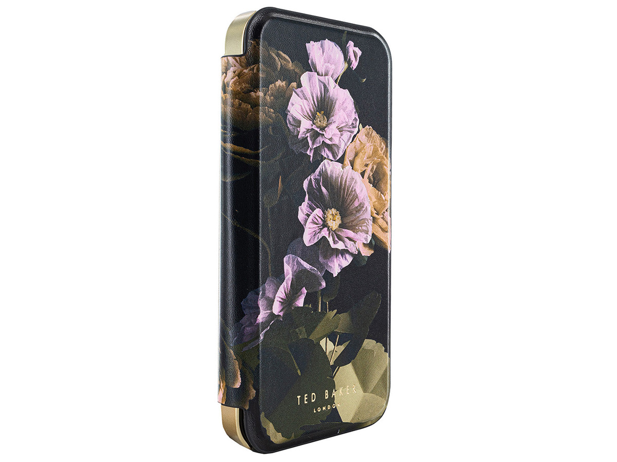 Ted Baker Paper Flowers Mirror Folio Case - iPhone 17 Hoesje