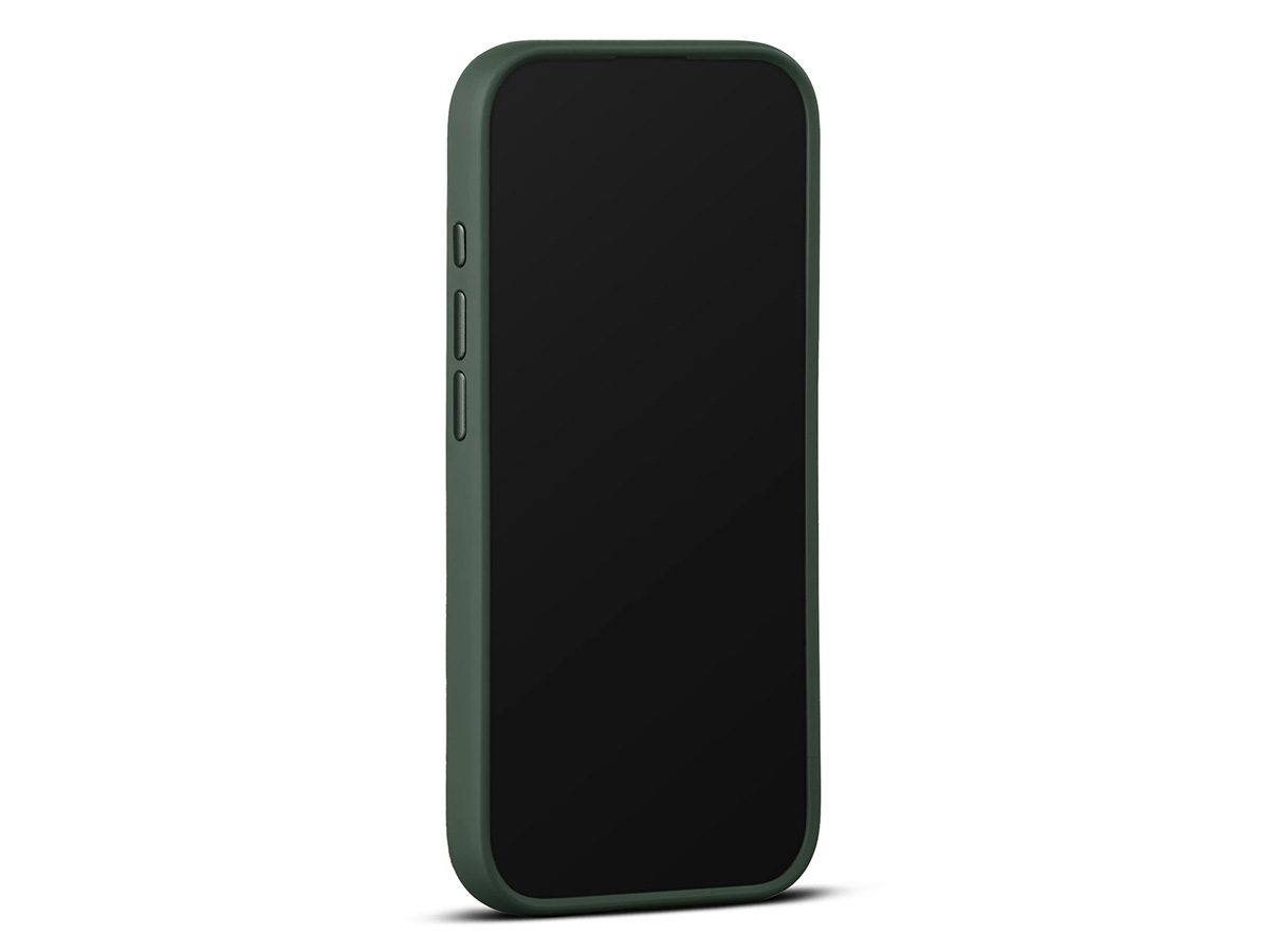 Woolnut Leather Case Groen - iPhone 17 hoesje