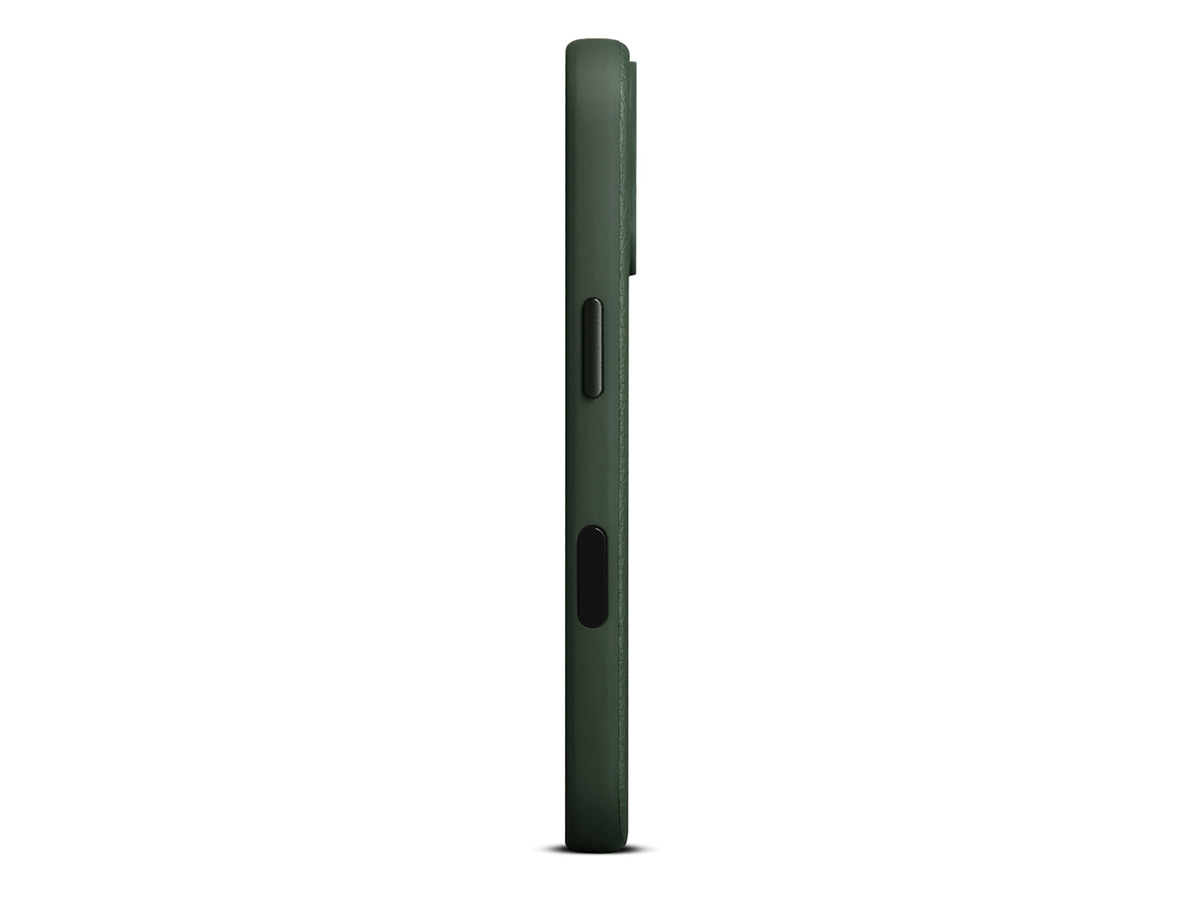 Woolnut Leather Case Groen - iPhone 17 hoesje