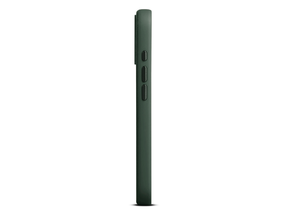 Woolnut Leather Case Groen - iPhone 17 hoesje