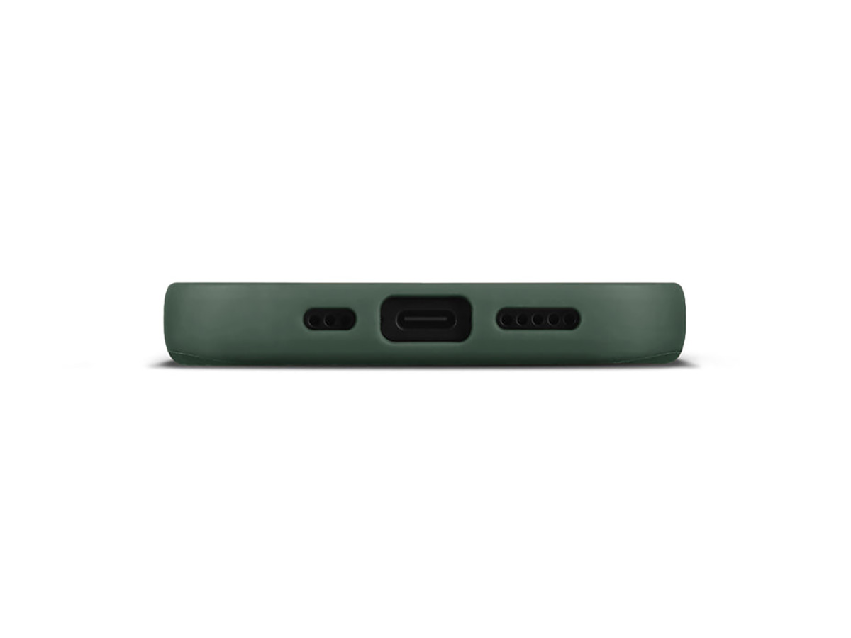 Woolnut Leather Case Groen - iPhone 17 hoesje
