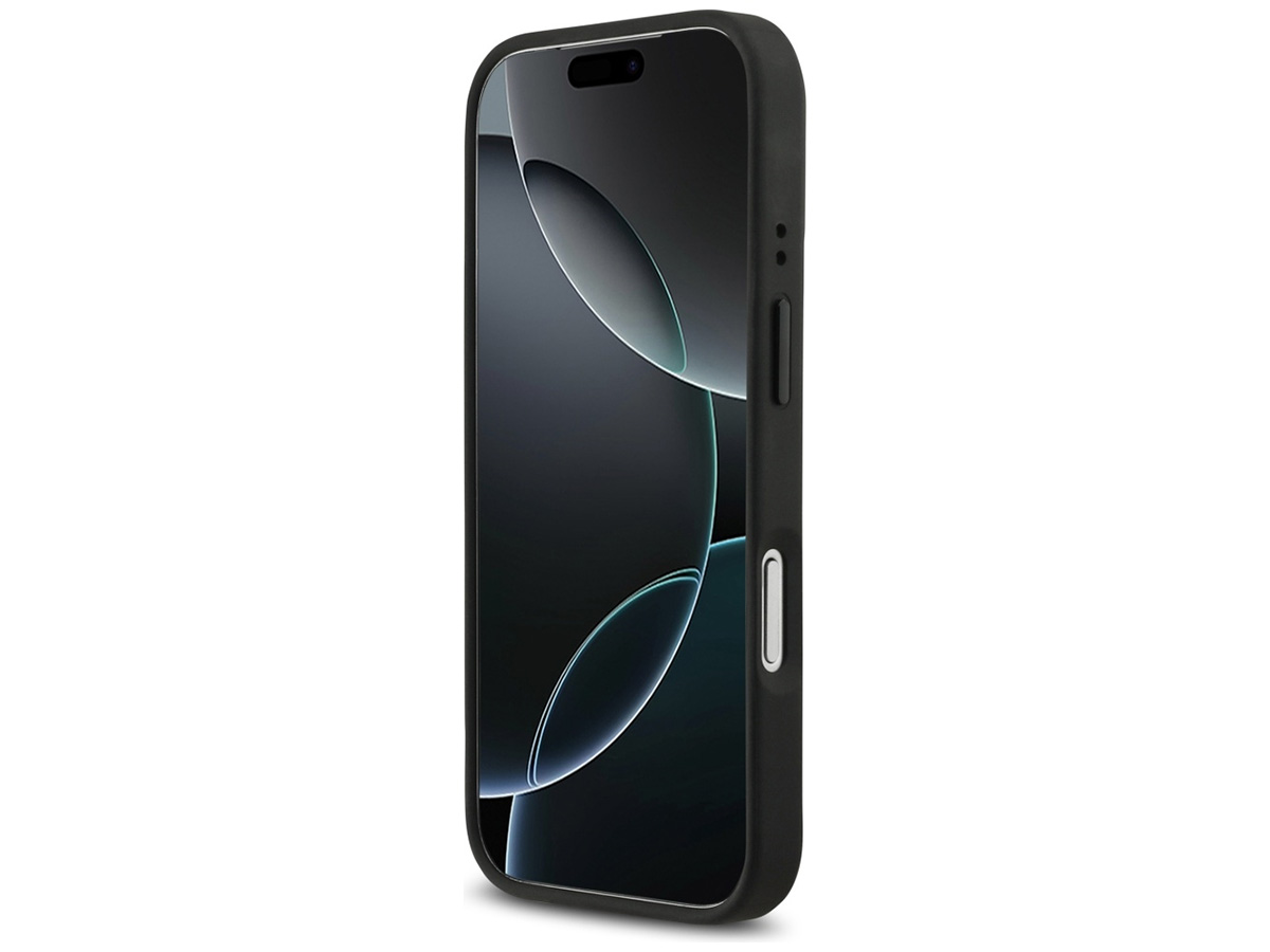 BMW M iPhone 17 Pro hoesje - Perforated PU Case met MagSafe Zwart