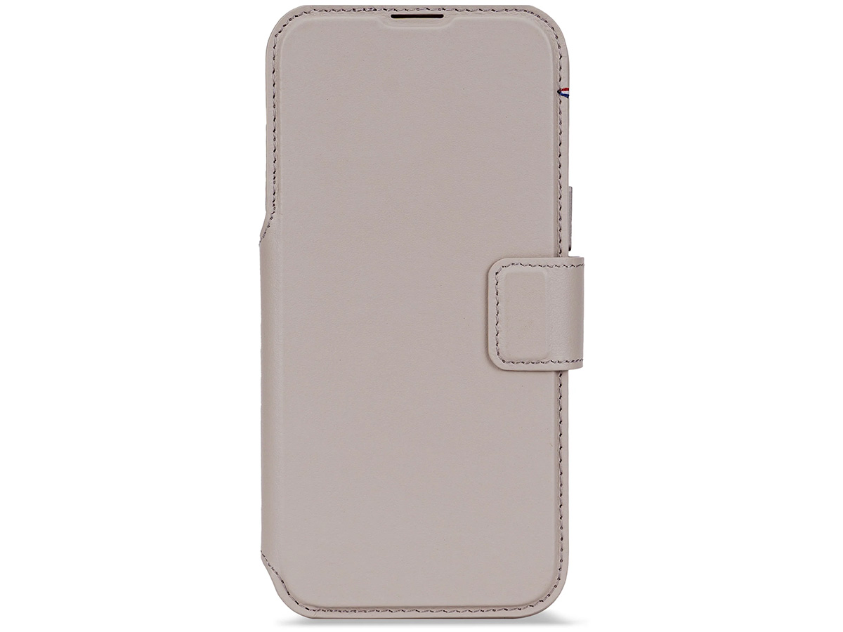 Decoded Leather Detachable Wallet Case Beige - iPhone 17 Pro hoesje