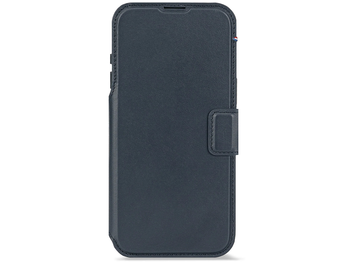 Decoded Leather Detachable Wallet Case Blauw - iPhone 17 Pro hoesje