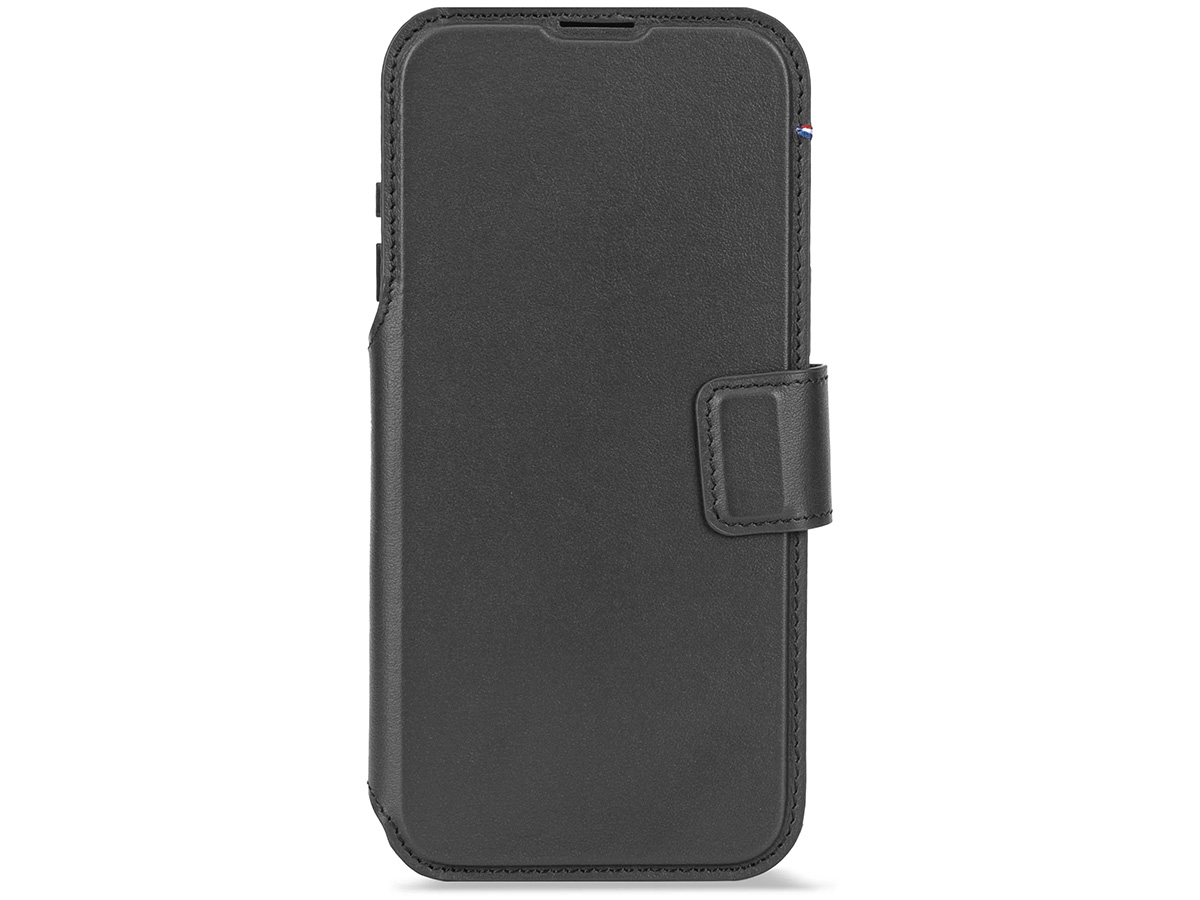 Decoded Leather Detachable Wallet Case Zwart - iPhone 17 Pro hoesje
