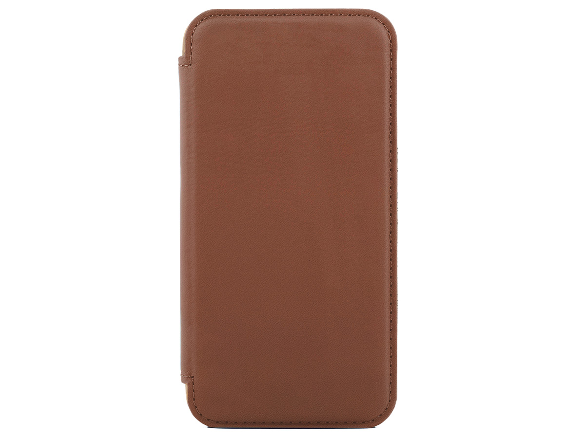 Greenwich Blake Leather Folio Saddle Tan - iPhone 17 Pro Hoesje