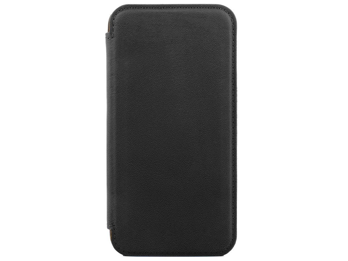 Greenwich Blake Leather Folio Beluga Black - iPhone 17 Pro Hoesje