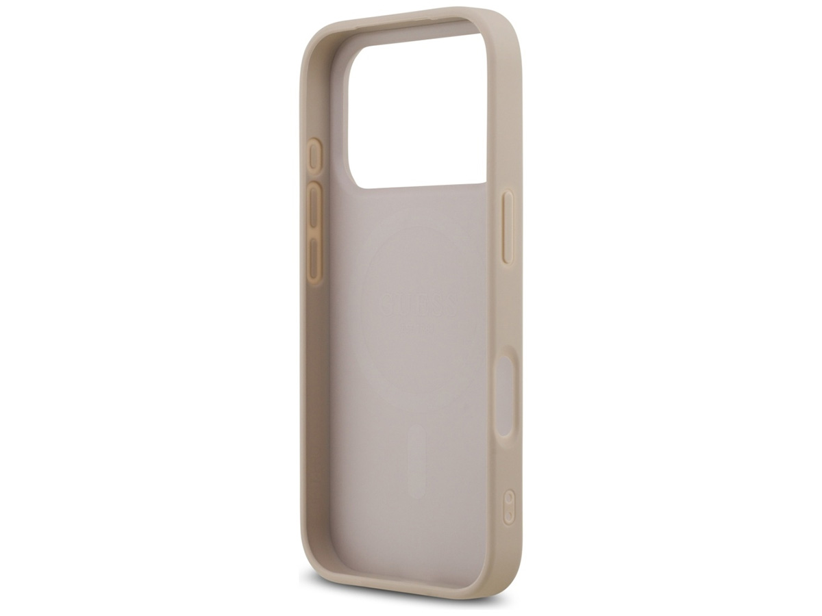 Guess Monogram iPhone 17 Pro hoesje - MagSafe Case Roze
