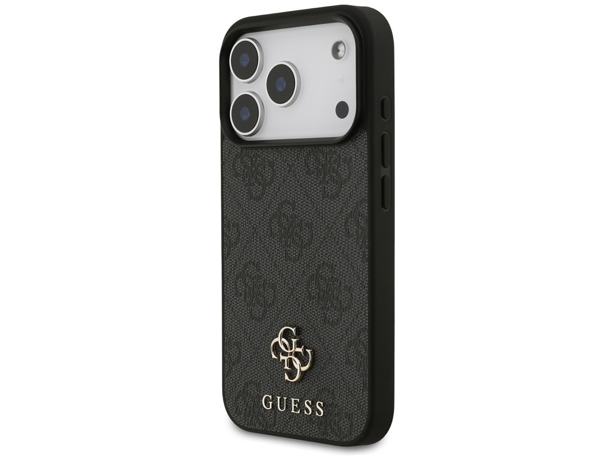 Guess 4G Monogram MagSafe Case Grijs - iPhone 17 Pro hoesje