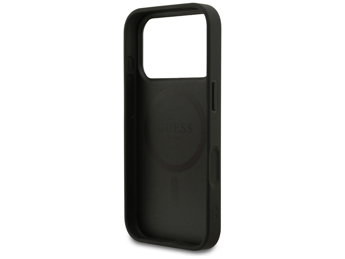 Guess 4G Monogram MagSafe Case Grijs - iPhone 17 Pro hoesje