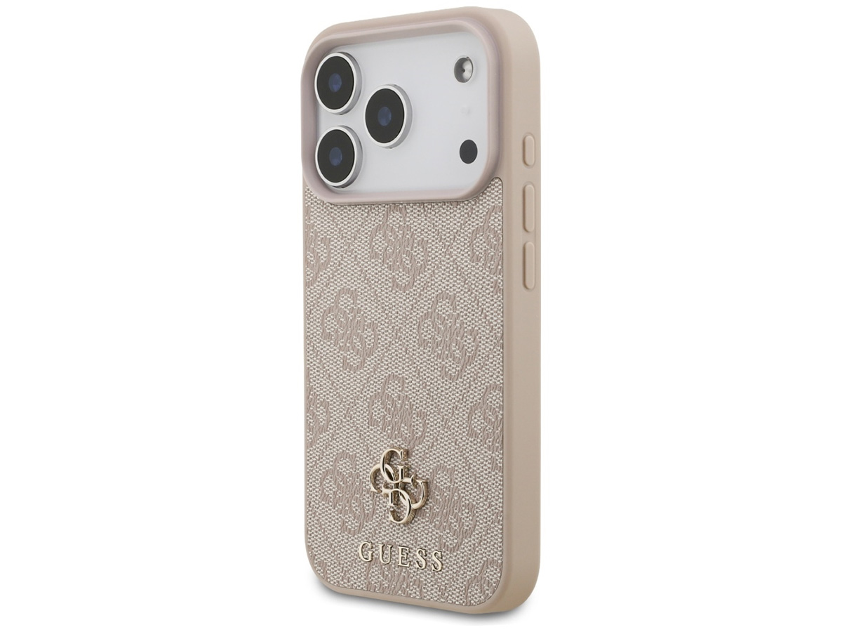 Guess 4G Monogram MagSafe Case Roze - iPhone 17 Pro hoesje