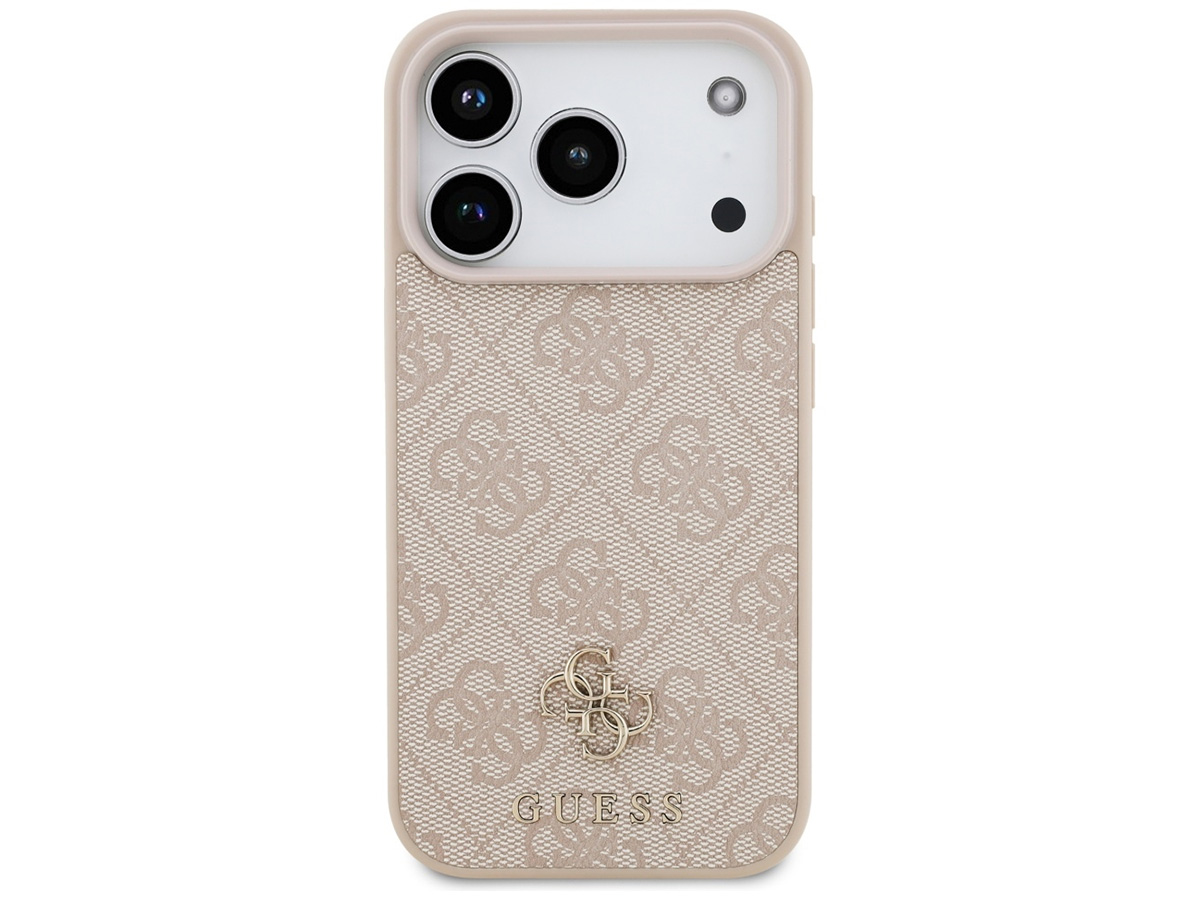 Guess 4G Monogram MagSafe Case Roze - iPhone 17 Pro hoesje