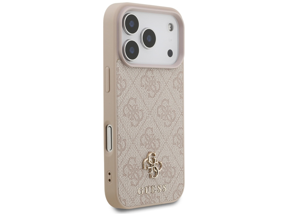 Guess 4G Monogram MagSafe Case Roze - iPhone 17 Pro hoesje