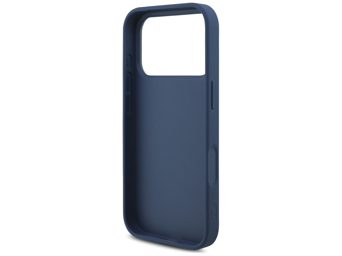 Guess Big 4G Monogram iPhone 17 Pro hoesje MagSafe Case Blauw
