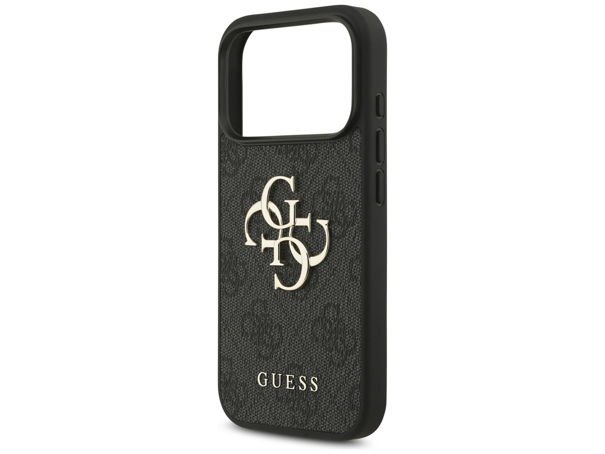 Guess Big 4G Monogram iPhone 17 Pro hoesje MagSafe Case Grijs