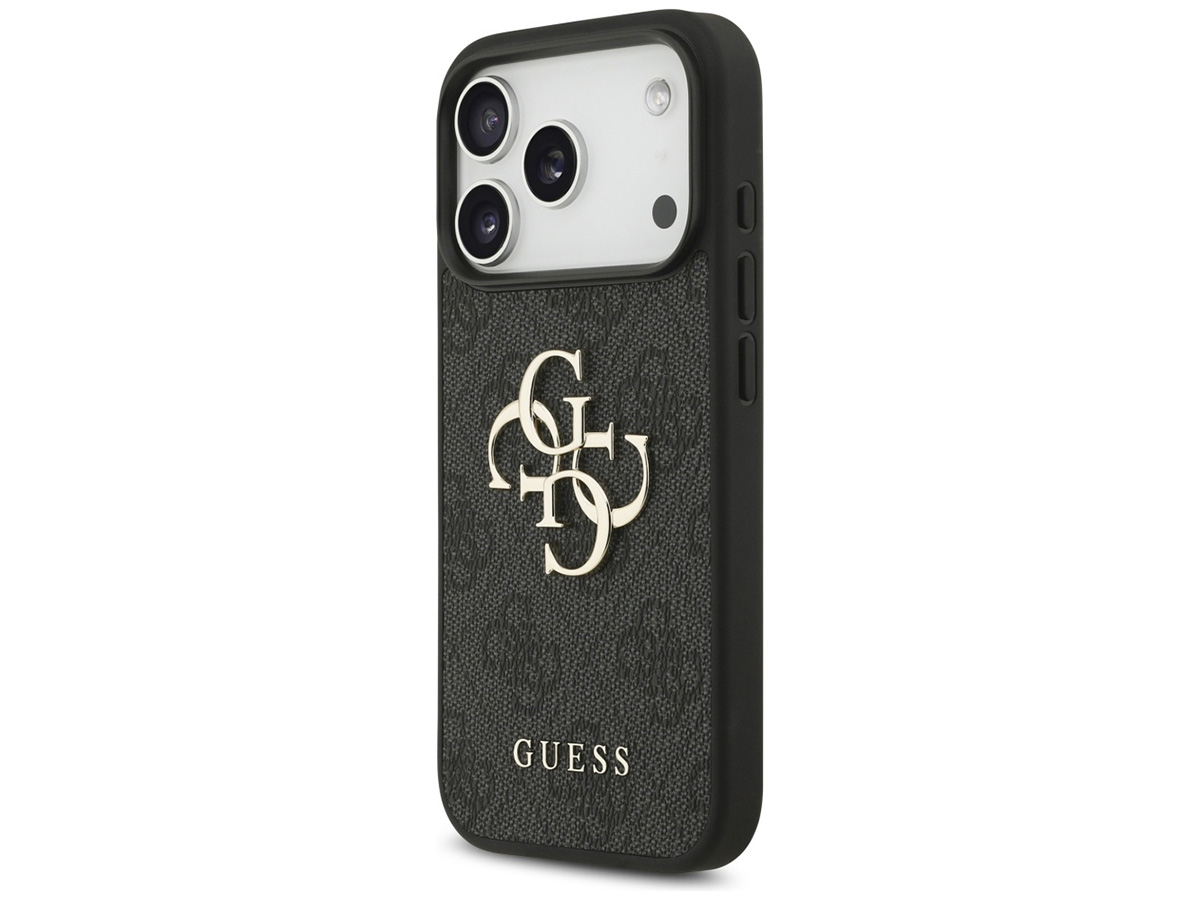 Guess Big 4G Monogram iPhone 17 Pro hoesje MagSafe Case Grijs