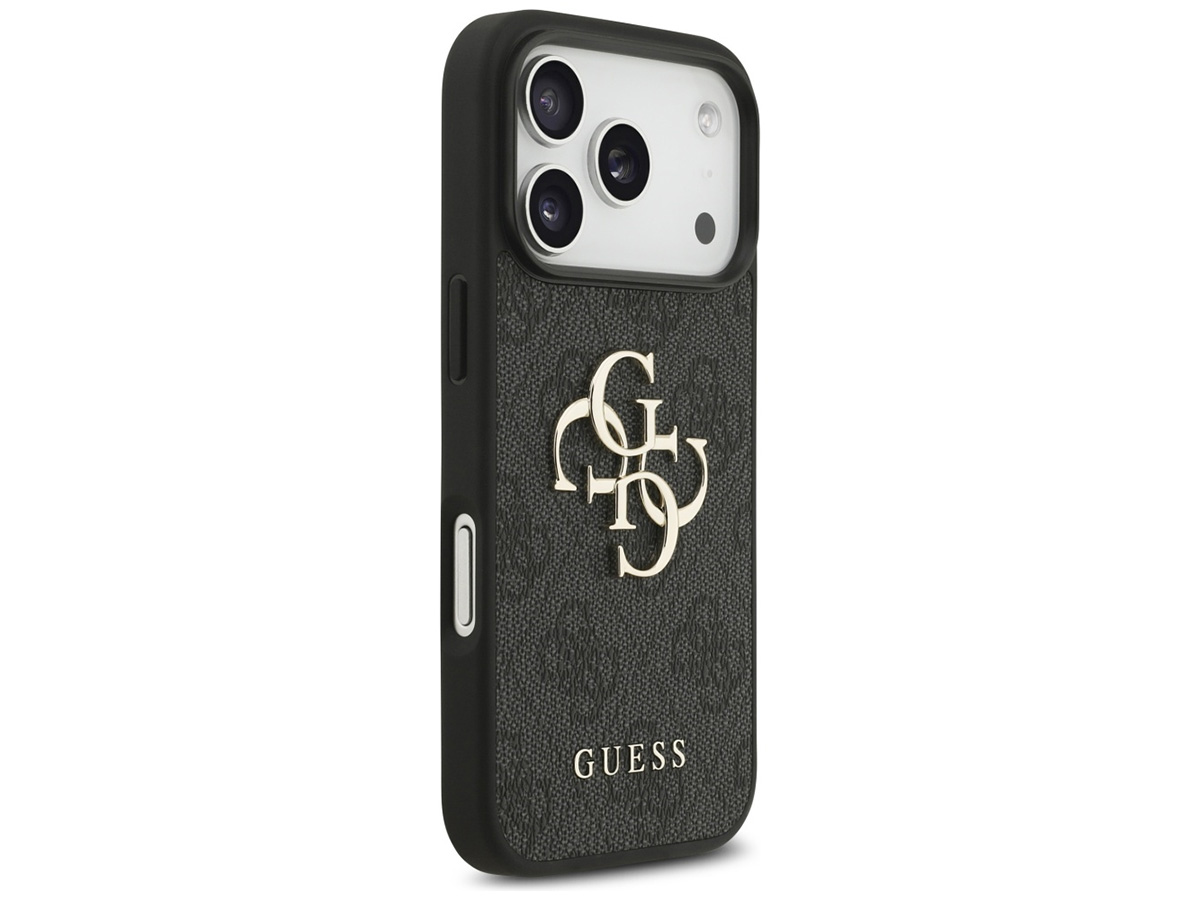 Guess Big 4G Monogram iPhone 17 Pro hoesje MagSafe Case Grijs