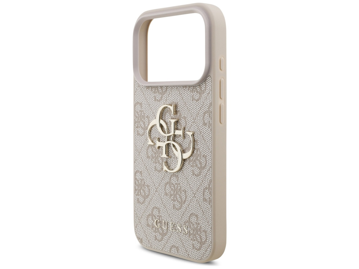 Guess Big 4G Monogram iPhone 17 Pro hoesje MagSafe Case Roze
