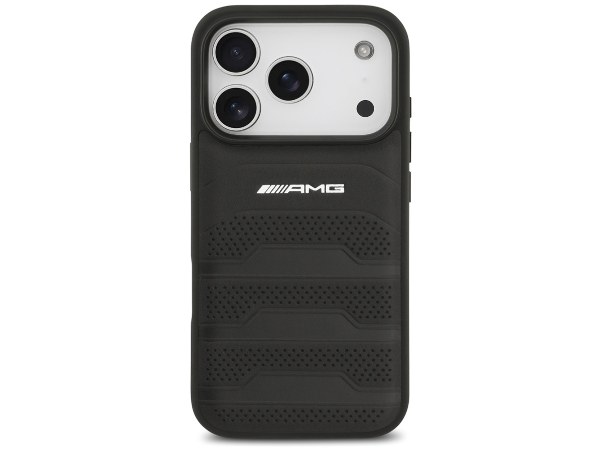 Mercedes-AMG Perforated Leather Case - iPhone 17 Pro hoesje