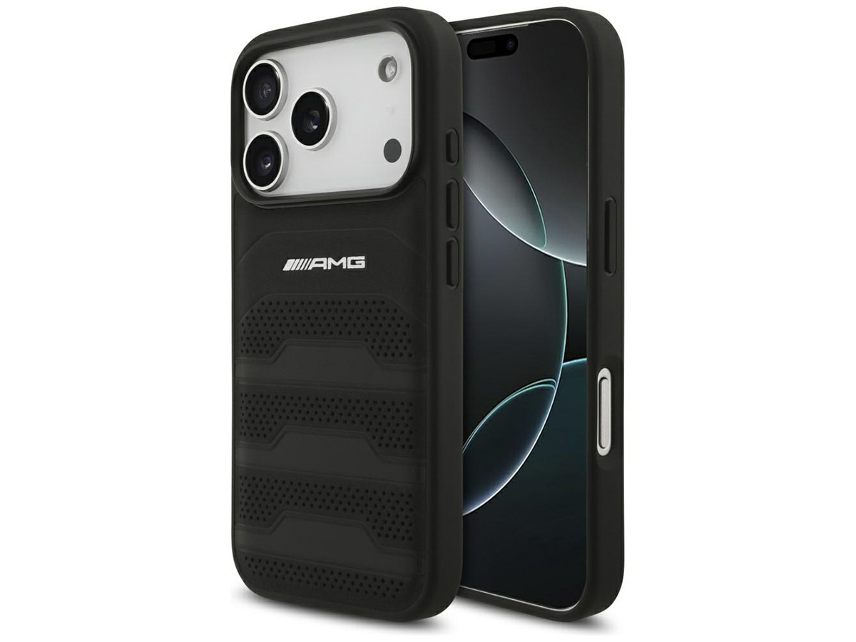 Mercedes-AMG Perforated Leather Case - iPhone 17 Pro hoesje