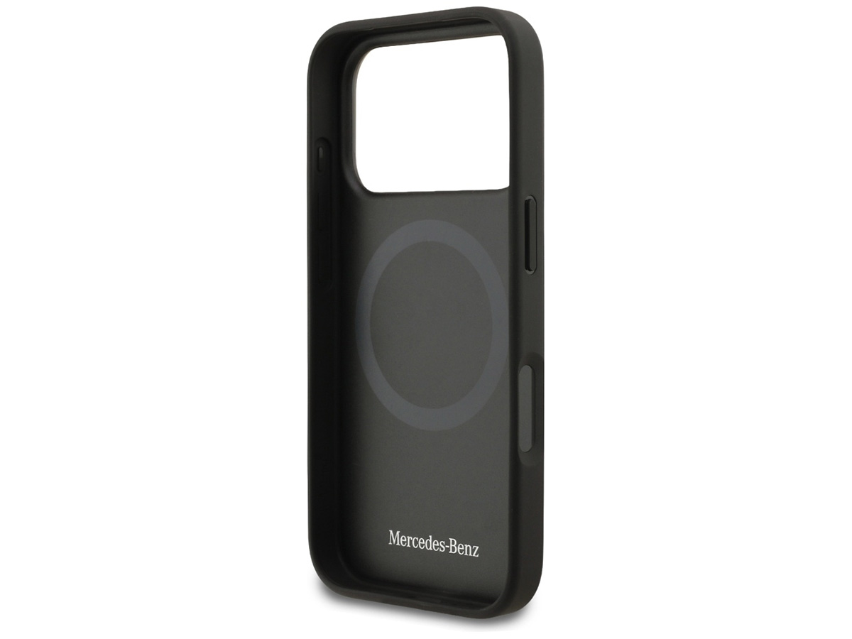 Mercedes-Benz iPhone 17 Pro hoesje - The Move Leather Case met MagSafe
