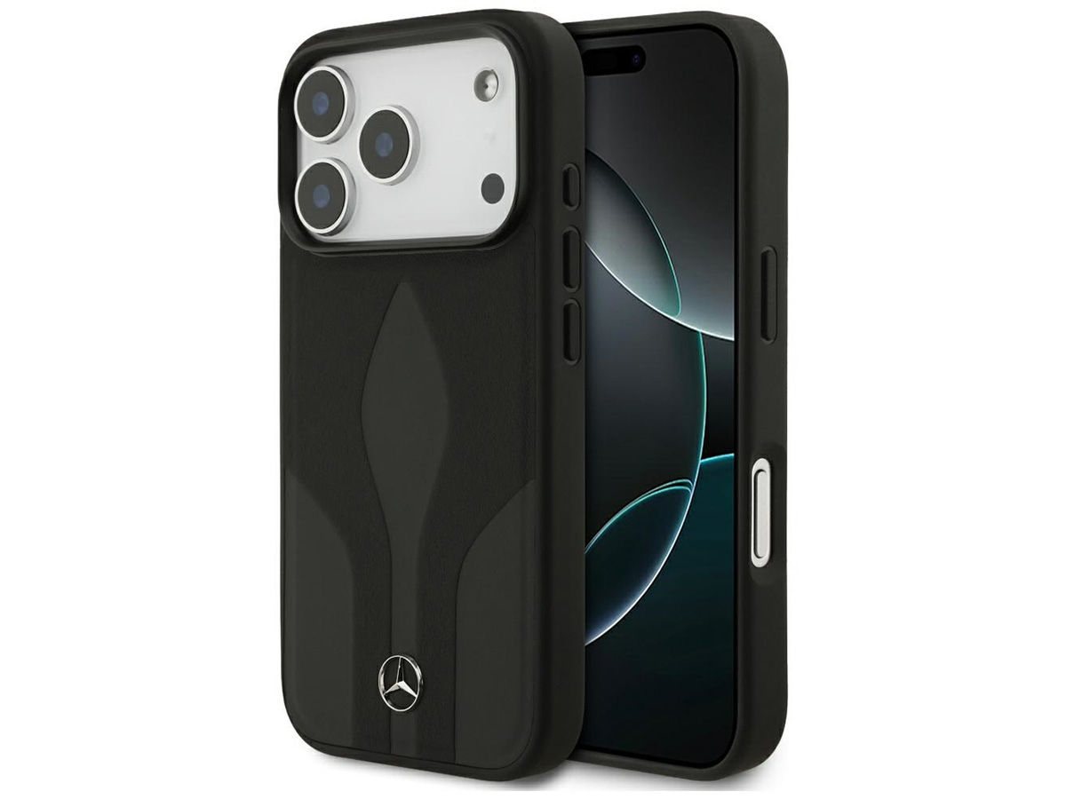 Mercedes-Benz iPhone 17 Pro hoesje - The Move Leather Case met MagSafe