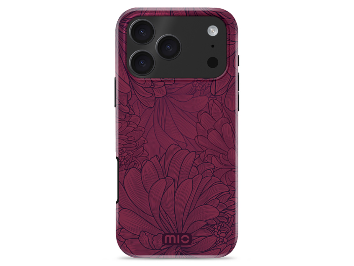 MIO Berry Blooms Magsafe Case - iPhone 17 Pro Hoesje met Valbescherming