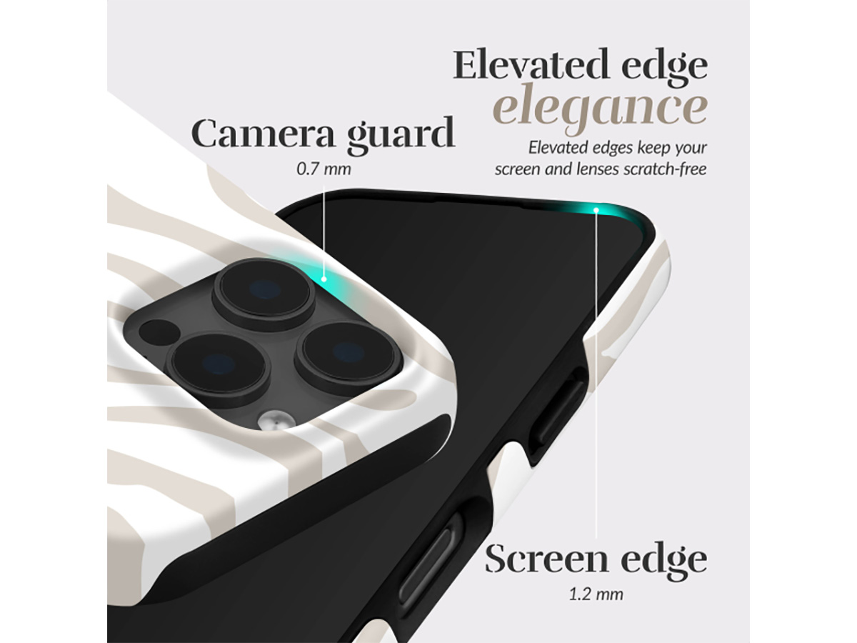 MIO Sandy Zebra Magsafe Case - iPhone 17 Pro Hoesje