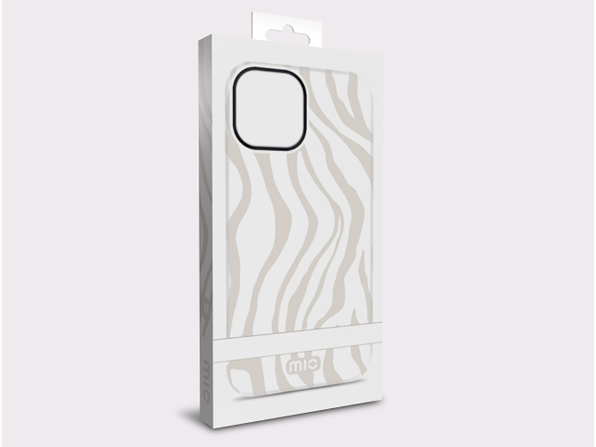 MIO Sandy Zebra Magsafe Case - iPhone 17 Pro Hoesje