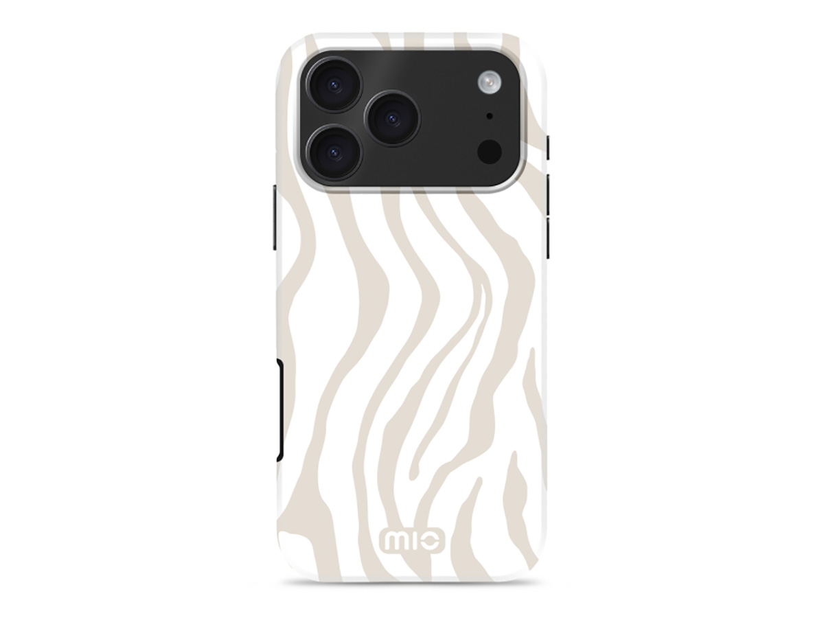 MIO Sandy Zebra Magsafe Case - iPhone 17 Pro Hoesje